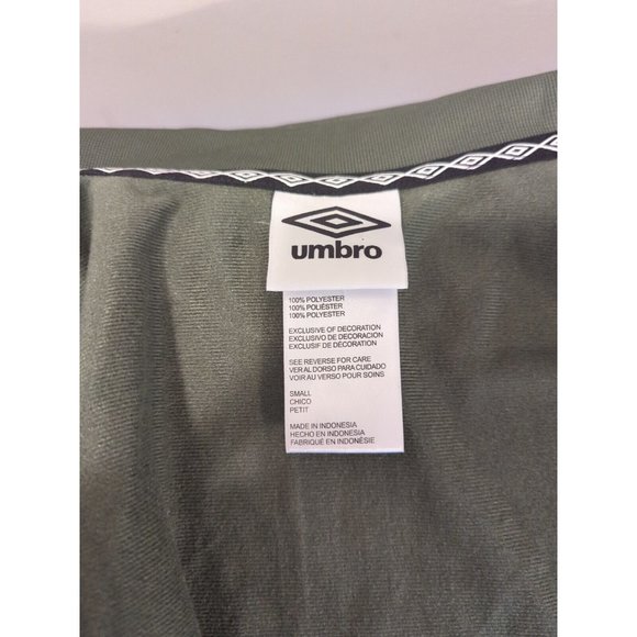 Umbro Women’s Olive Green With Purple Stripe Full Zip Track Jacket Size -Small - Picture 7 of 7